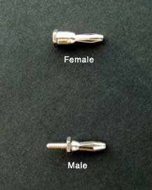 Female / Male Electrode Plugs